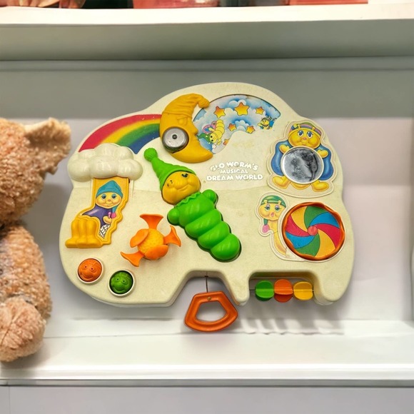 Playskool Toys Vintage 985 Glow Worms Musical Dream World